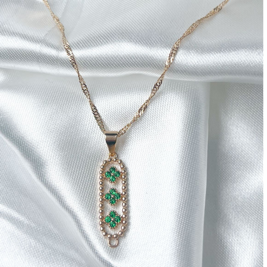 CADENA MAS DIJE ORO LAMINADO 18K