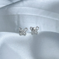 TOPO PLATA SEGURIDAD MARIPOSA DIAMANTADA