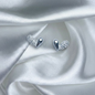 TOPO PLATA CIRCONES TAILANDES