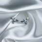TOPO PLATA CIRCONES TAILANDES