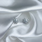 TOPO PLATA CIRCONES TAILANDES