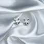 TOPO PLATA CIRCONES TAILANDES