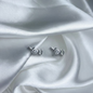 TOPO PLATA CIRCONES TAILANDES