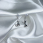 TOPO PLATA CIRCONES TAILANDES