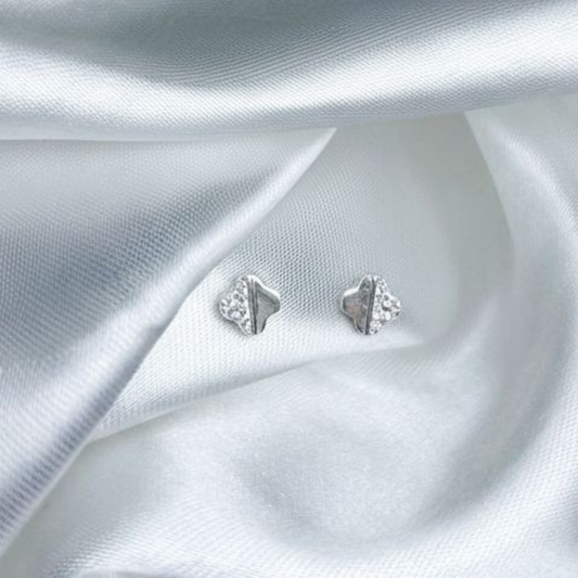 TOPO PLATA CIRCONES TAILANDES