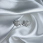 TOPO PLATA CIRCONES TAILANDES