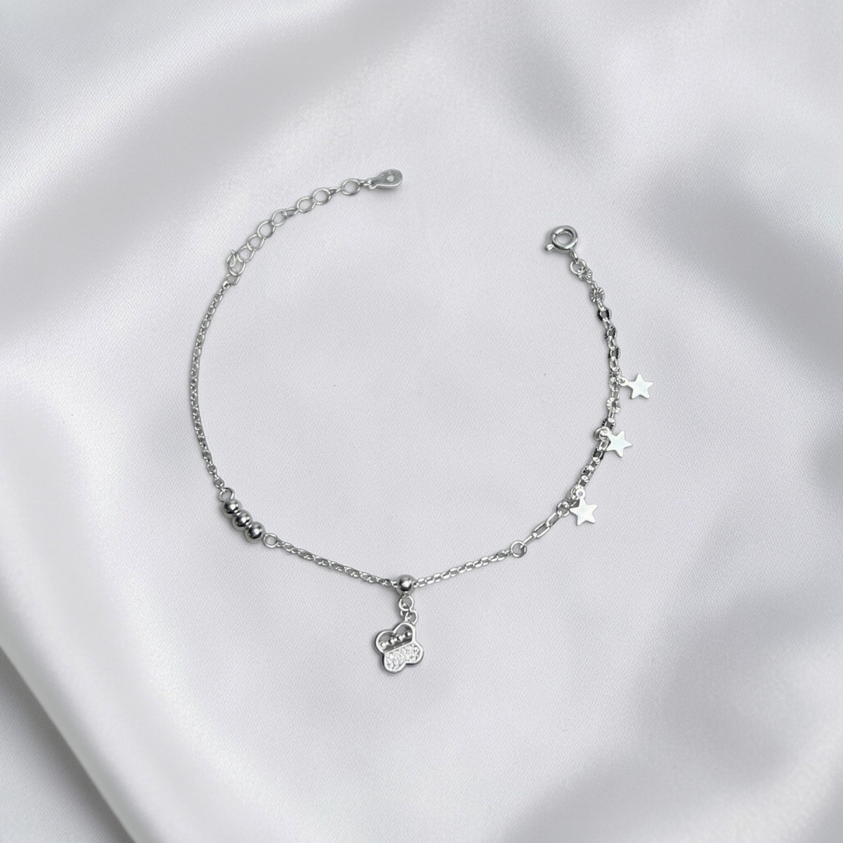 PULSERA PLATA CIRCONES TAILANDES