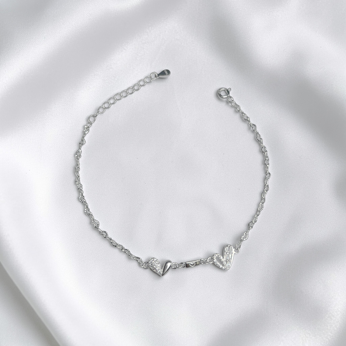 PULSERA PLATA CIRCONES TAILANDES