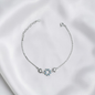 PULSERA PLATA CIRCONES TAILANDES