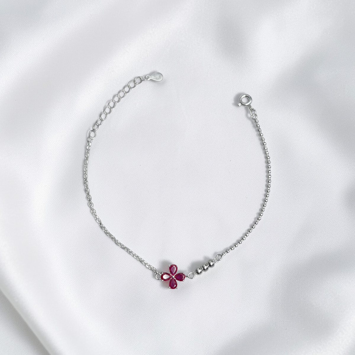 PULSERA PLATA CIRCONES TAILANDES