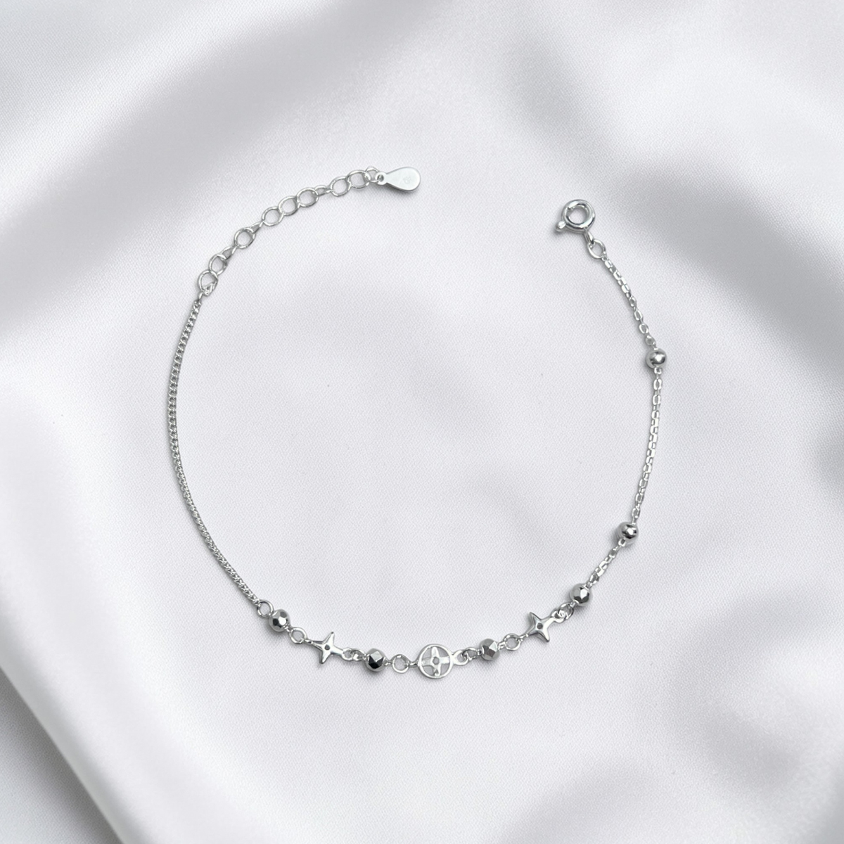 PULSERA PLATA CIRCONES TAILANDES