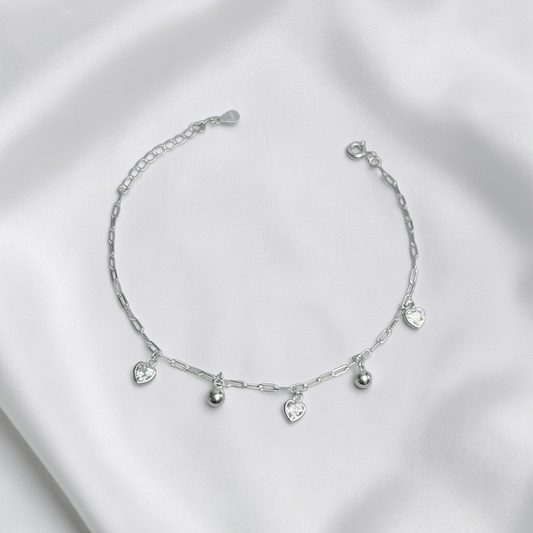 PULSERA PLATA CIRCONES TAILANDES