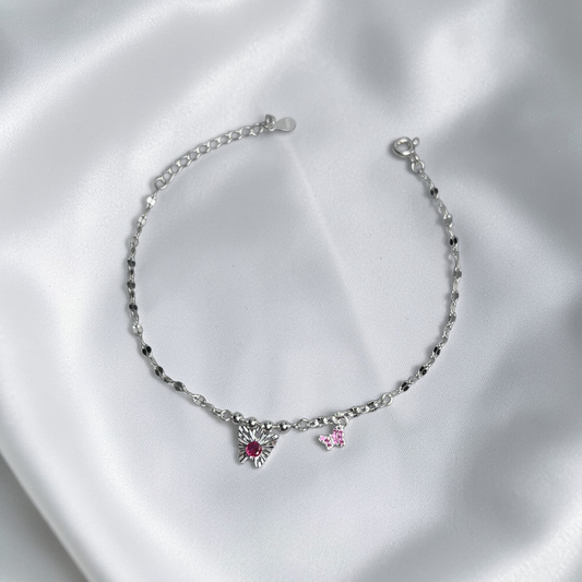 PULSERA PLATA CIRCONES TAILANDES