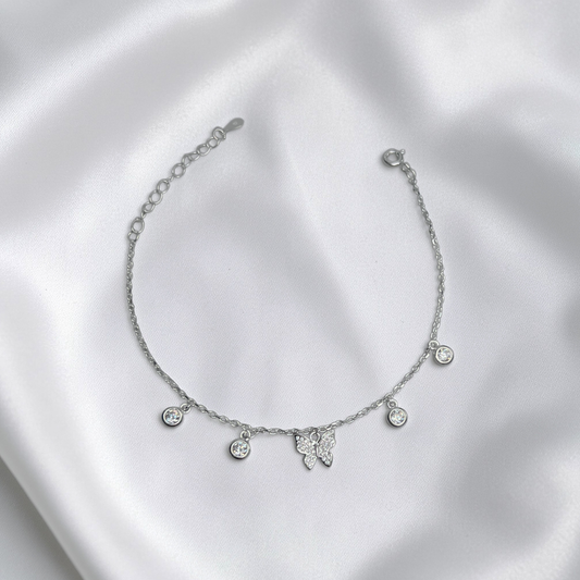 PULSERA PLATA CIRCONES TAILANDES