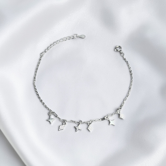 PULSERA PLATA CIRCONES TAILANDES