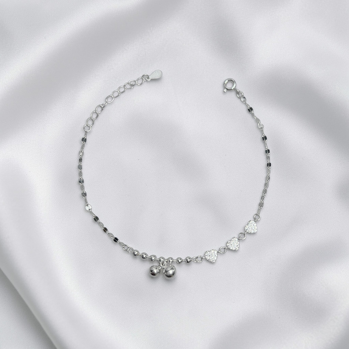 PULSERA PLATA CIRCONES TAILANDES