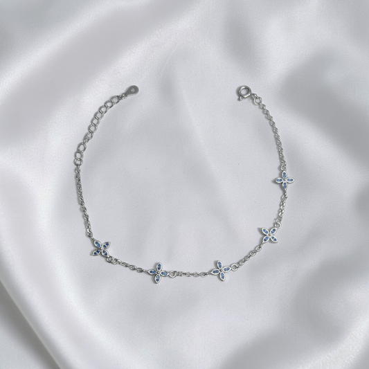 PULSERA PLATA CIRCONES TAILANDES