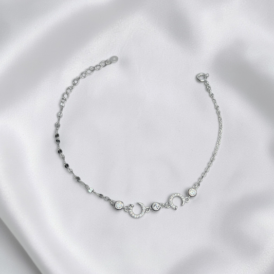 PULSERA PLATA CIRCONES TAILANDES