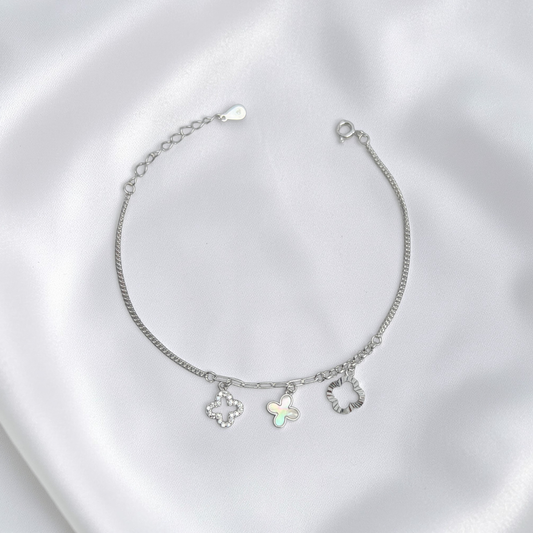 PULSERA PLATA CIRCONES TAILANDES