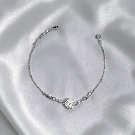 PULSERA PLATA CIRCONES TAILANDES