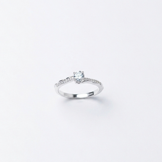 ANILLO SOLITARIO PLATA CIRCONES TAILANDES