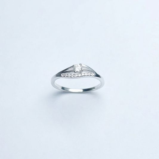 ANILLO SOLITARIO PLATA CIRCONES TAILANDES