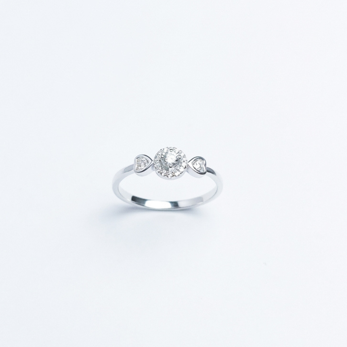 ANILLO SOLITARIO PLATA CIRCONES TAILANDES