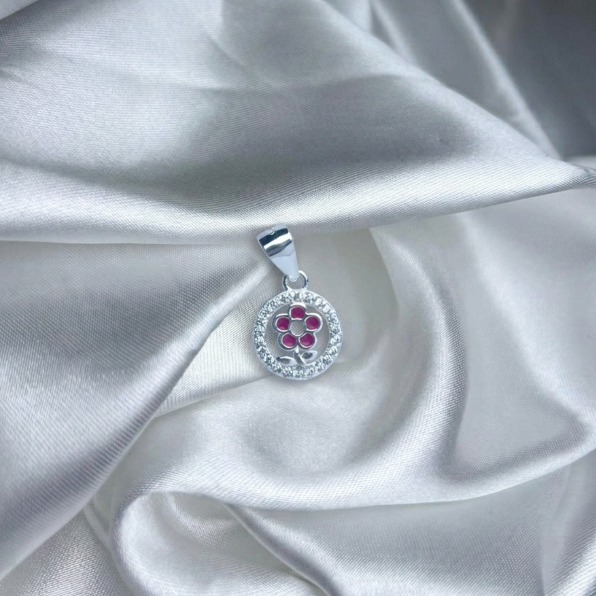 DIJE PLATA CIRCONES TAILANDES