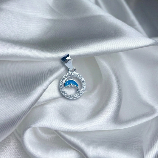 DIJE PLATA CIRCONES TAILANDES