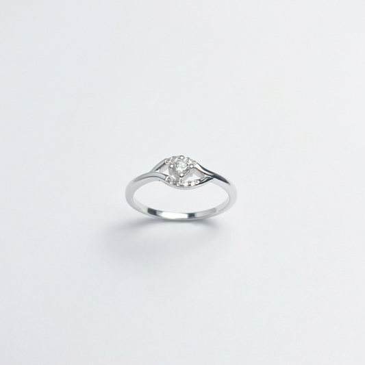 ANILLO SOLITARIO PLATA CIRCONES TAILANDES