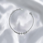 TOBILLERA PLATA CIRCONES TAILANDES