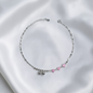 TOBILLERA PLATA CIRCONES TAILANDES