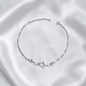 TOBILLERA PLATA CIRCONES TAILANDES
