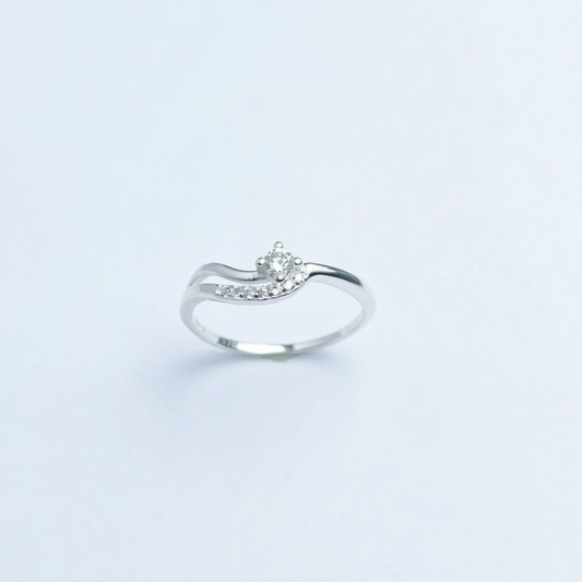 ANILLO SOLITARIO PLATA CIRCONES TAILANDES