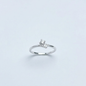 ANILLO SOLITARIO PLATA CIRCONES TAILANDES
