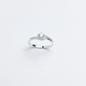 ANILLO SOLITARIO PLATA CIRCONES TAILANDES