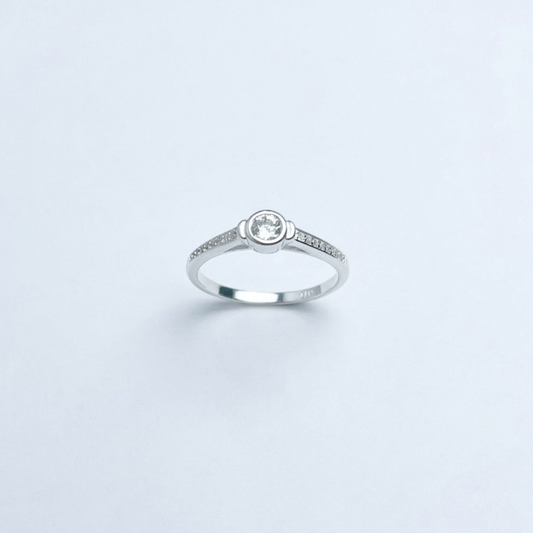 ANILLO PLATA CIRCONES TAILANDES