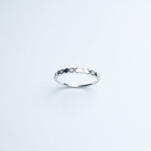 ANILLO PLATA CIRCONES TAILANDES