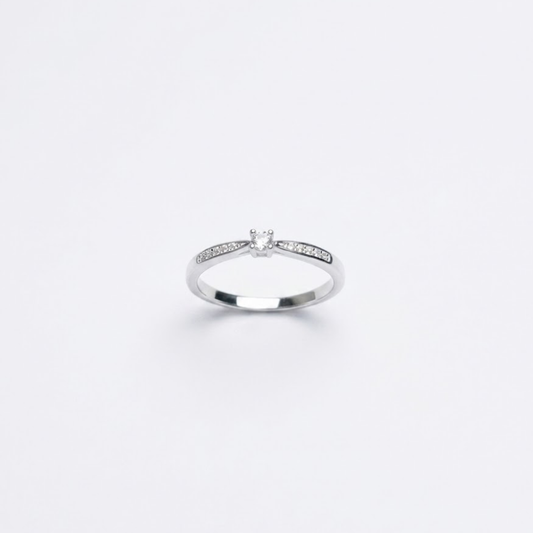 ANILLO SOLITARIO PLATA CIRCONES TAILANDES