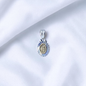 DIJE ORO PLATA DIAMANTADO