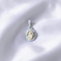 DIJE ORO PLATA DIAMANTADO SAGRADO CORAZON