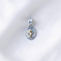 DIJE ORO PLATA DIAMANTADO NEFERTITI
