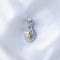 DIJE ORO PLATA DIAMANTADO VIRGEN DEL CARMEN