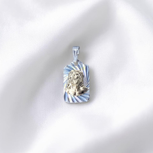 DIJE ORO PLATA DIAMANTADO DIVINO ROSTRO