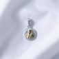 DIJE ORO PLATA DIAMANTADO SAN BENITO