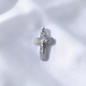 DIJE PLATA DIAMANTADO CRISTO