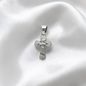 DIJE PLATA DIAMANTADO CRISTO