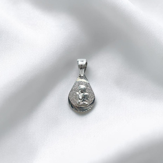 DIJE PLATA DIAMANTADO ANGEL