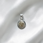 DIJE ORO PLATA DIAMANTADO SAN BENITO