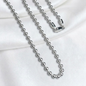 CADENA PLATA MILITAR 70CM LARGO